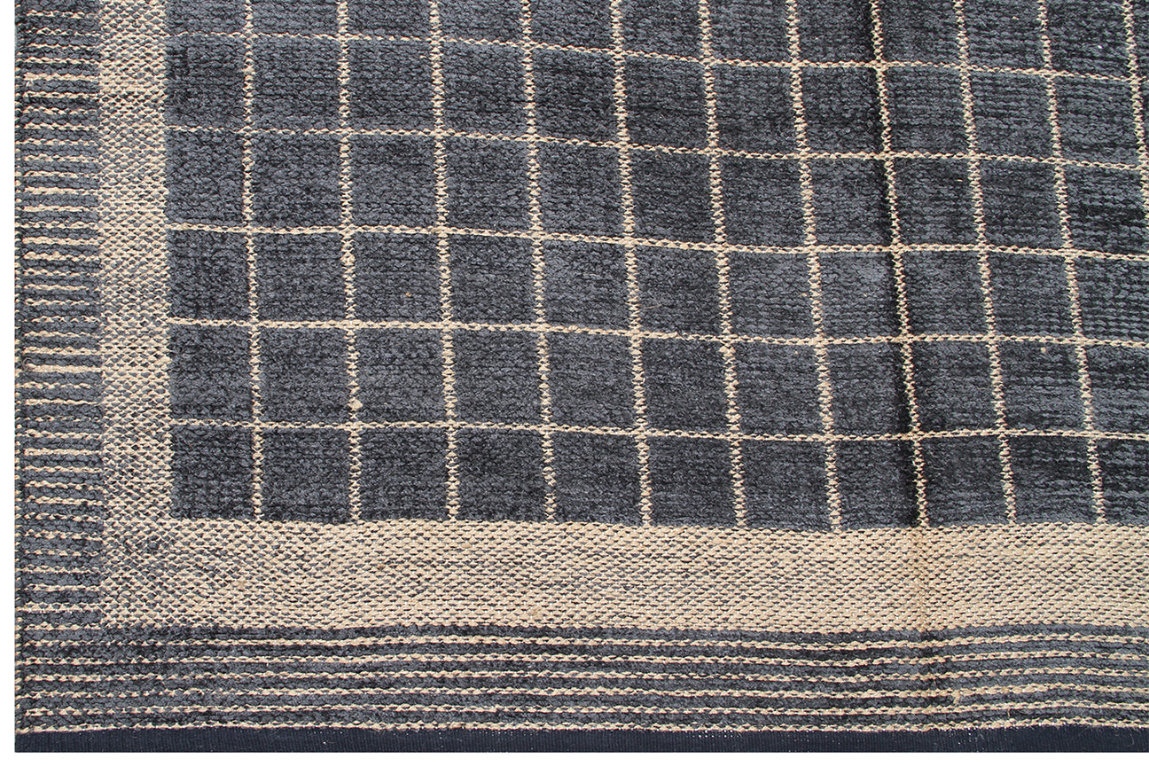 5'x8' Geometric Pattern Chenille Modern Rug