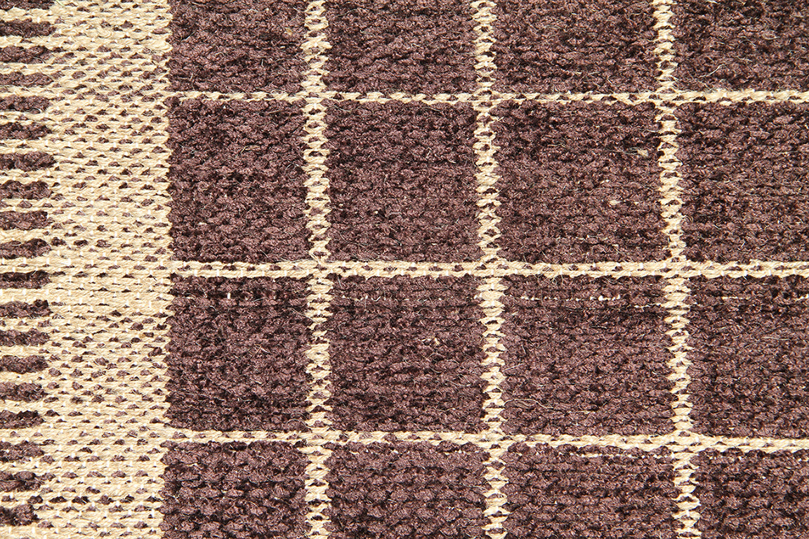 5'x8' Geometric Pattern Chenille Modern Rug