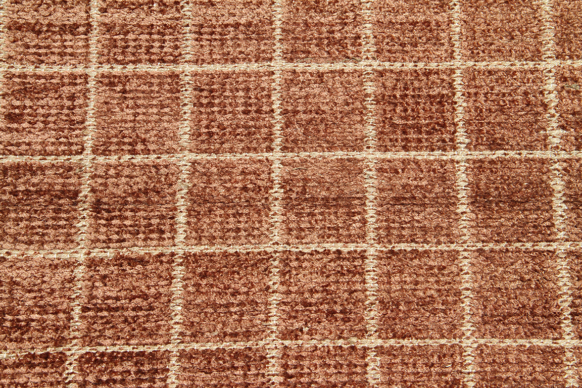 5'x8' Geometric Pattern Chenille Modern Rug