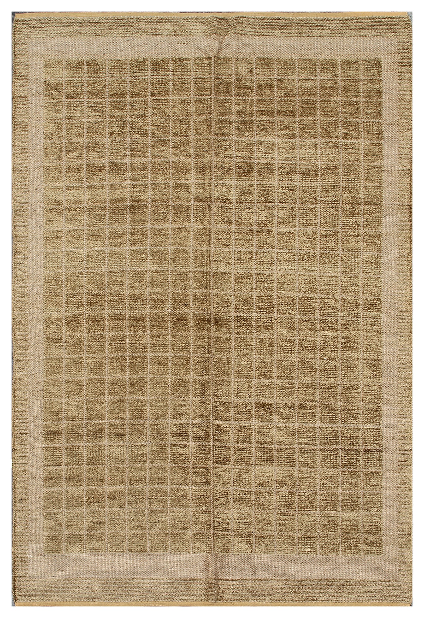 5'x8' Geometric Pattern Chenille Modern Rug
