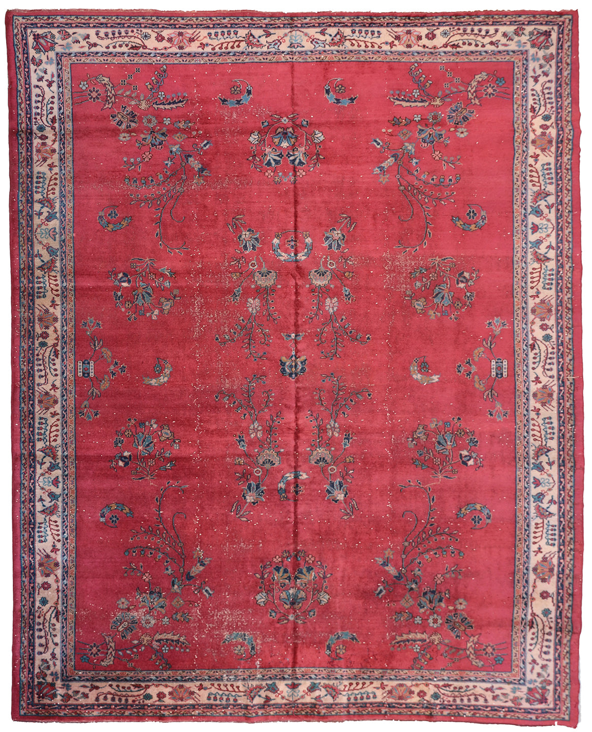 9'x12' Red Turkish Sparta Floral Rug