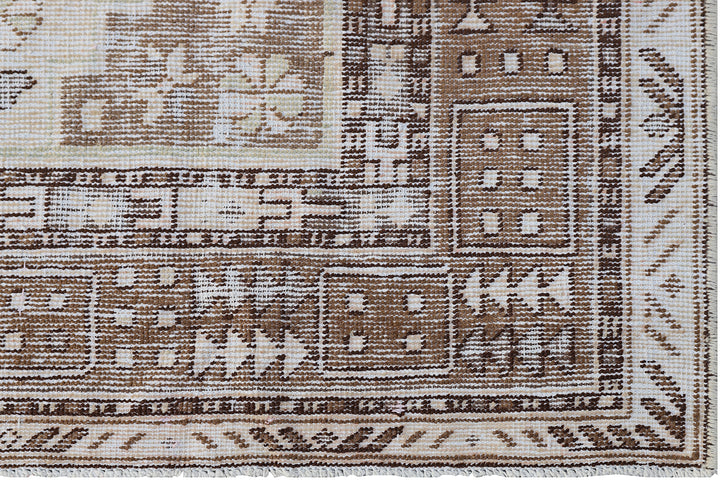 5'x10' Antique Samarkand Rug | Vintage Traditional Rug