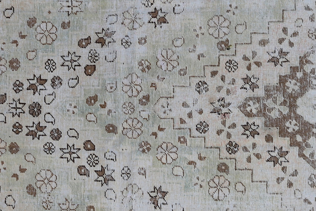 5'x10' Antique Samarkand Rug | Vintage Traditional Rug