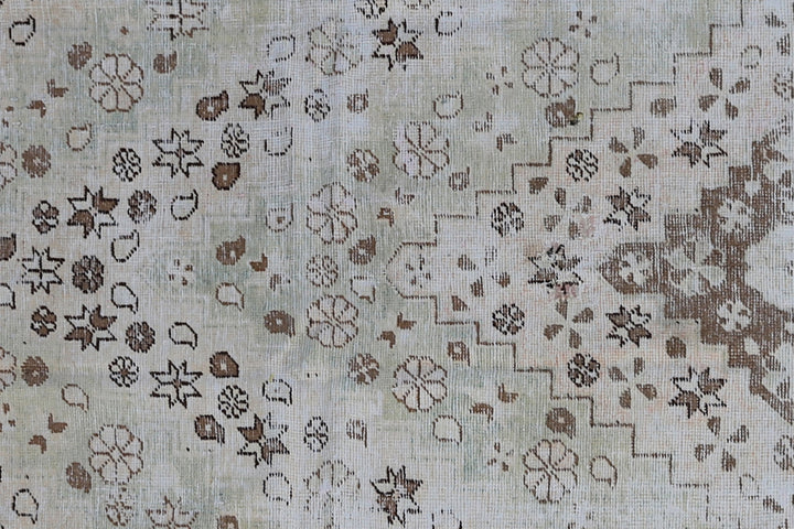 5'x10' Antique Samarkand Rug | Vintage Traditional Rug