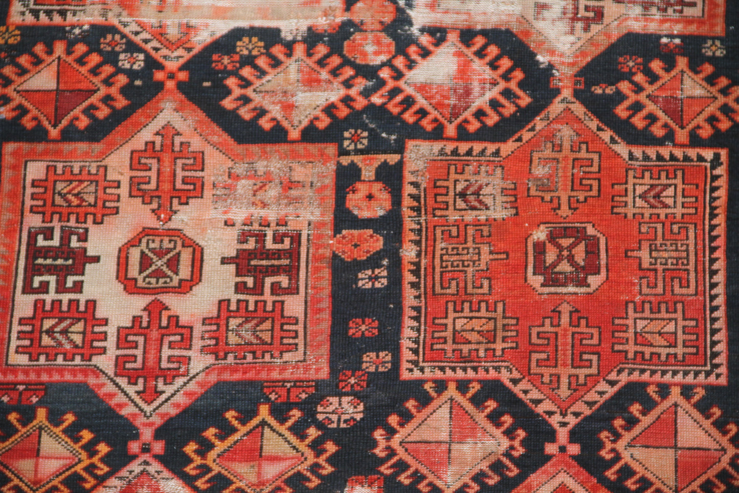 4x8 Vintage Caucasian Rug