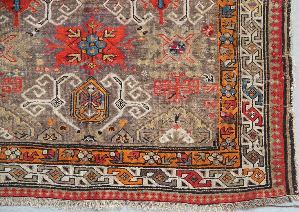 5x9 Vintage Kurdish Rug
