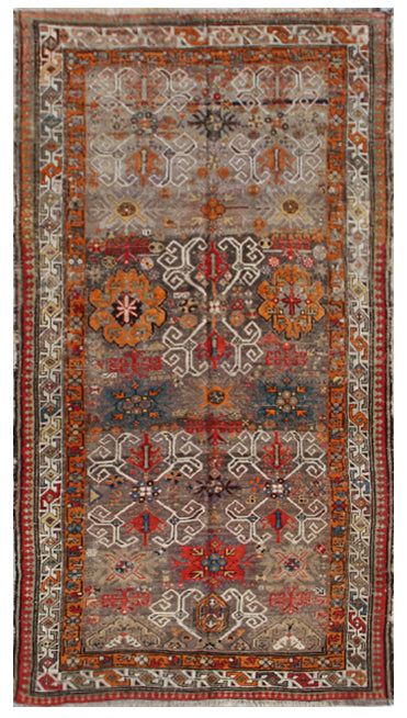 5x9 Vintage Kurdish Rug