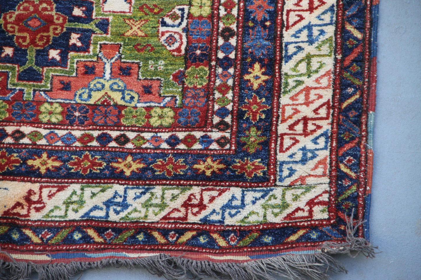 4'x5' New Afghan Kazak Rug