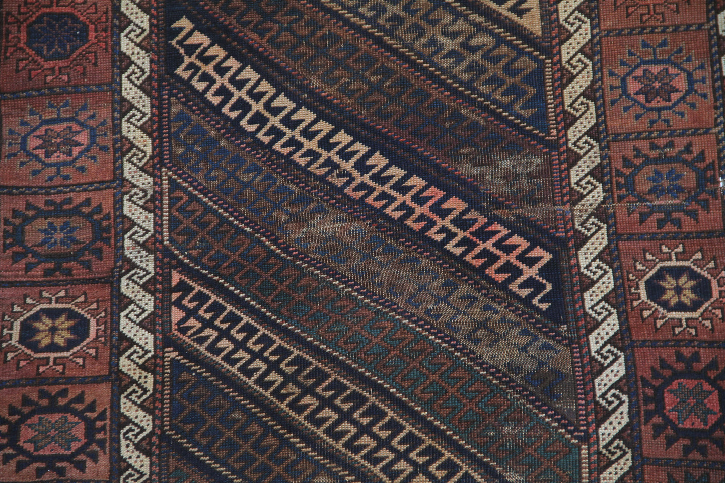 3x5 Antique Baluch / Beloch Rug