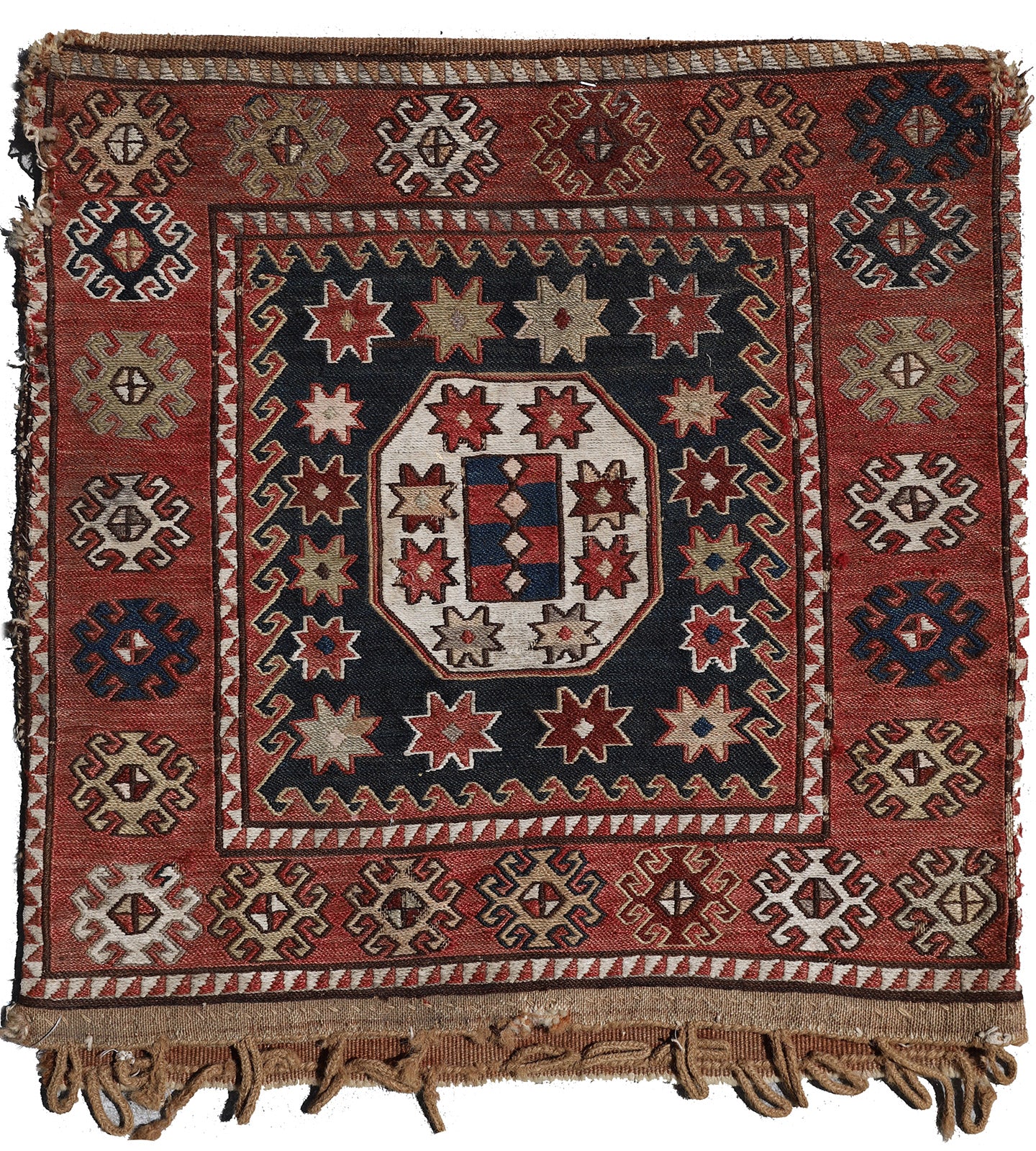 2'x2' Antique Caucasian Storage Bag-face