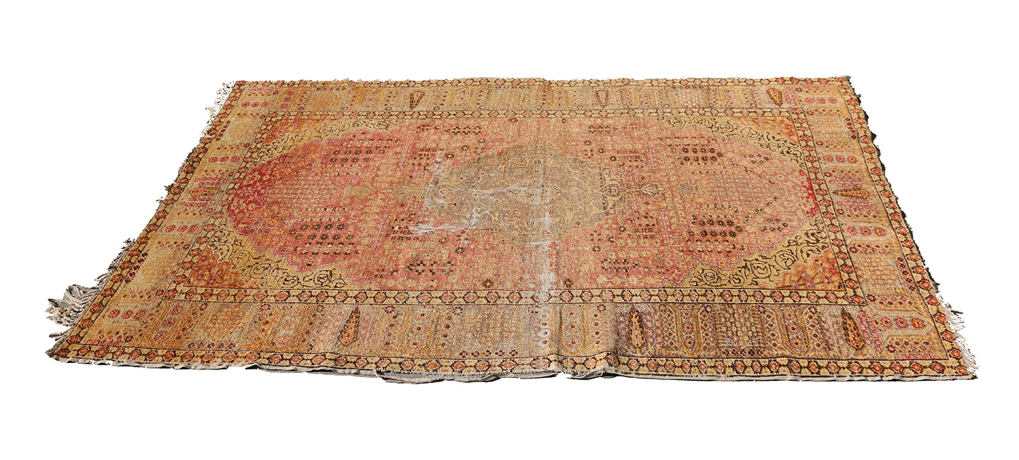 4'x6' Antique and Semi Antique Turkish Rug