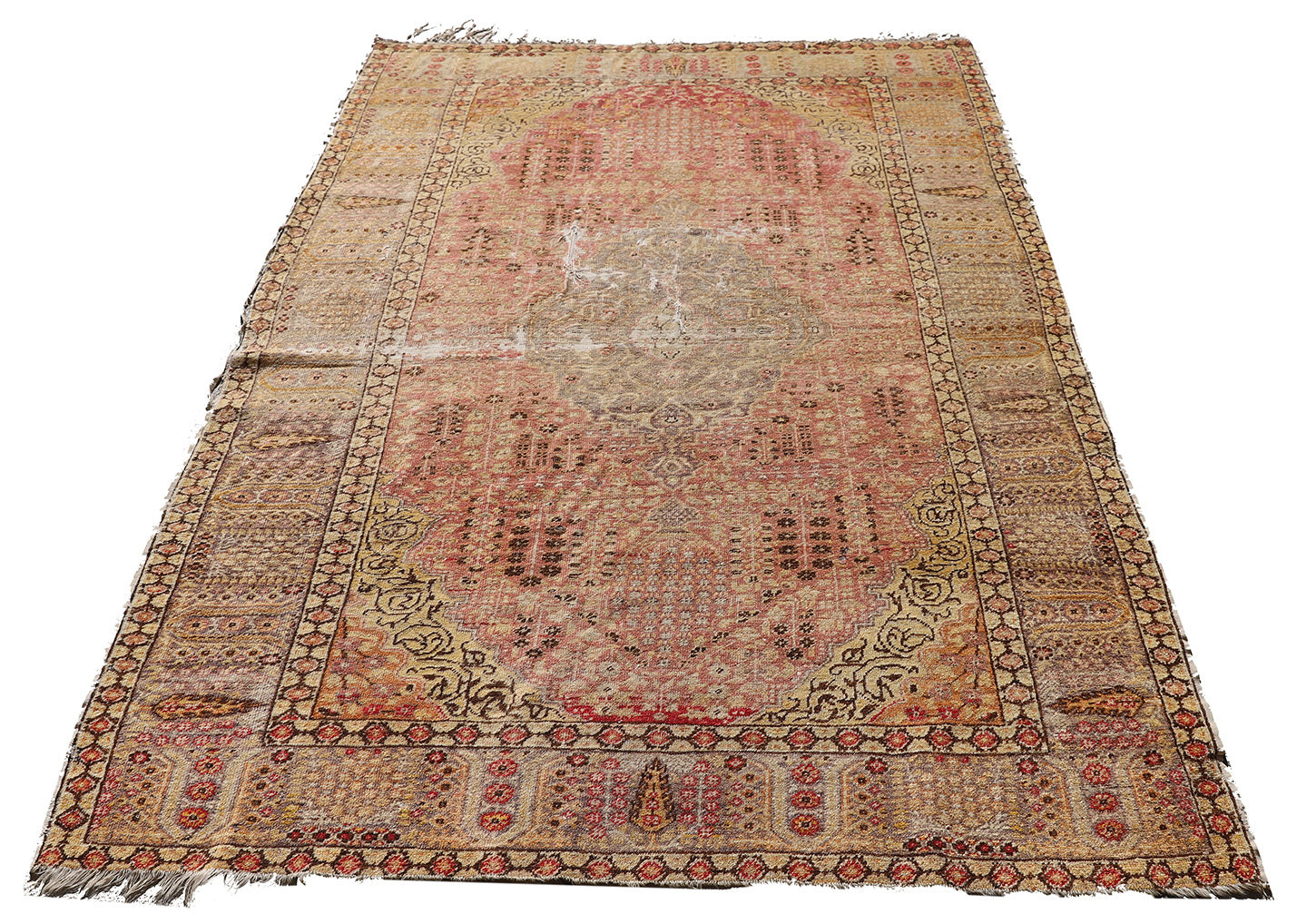4'x6' Antique and Semi Antique Turkish Rug