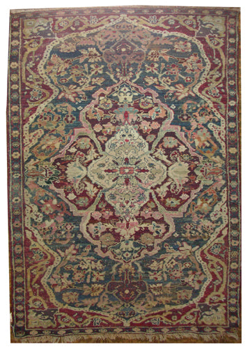 3’x6’ Antique Indian Agra Rug