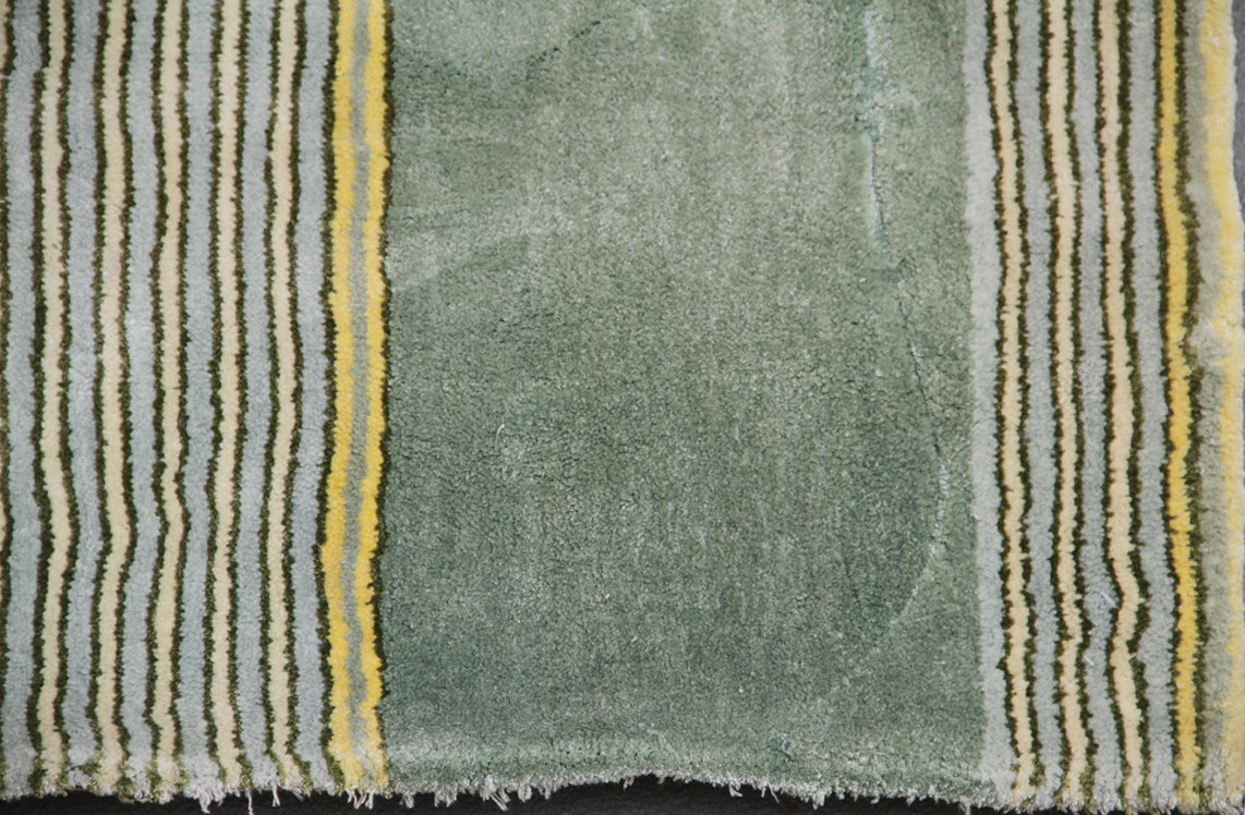 3x5 One Of A Kind Vintage European Tufted Rug