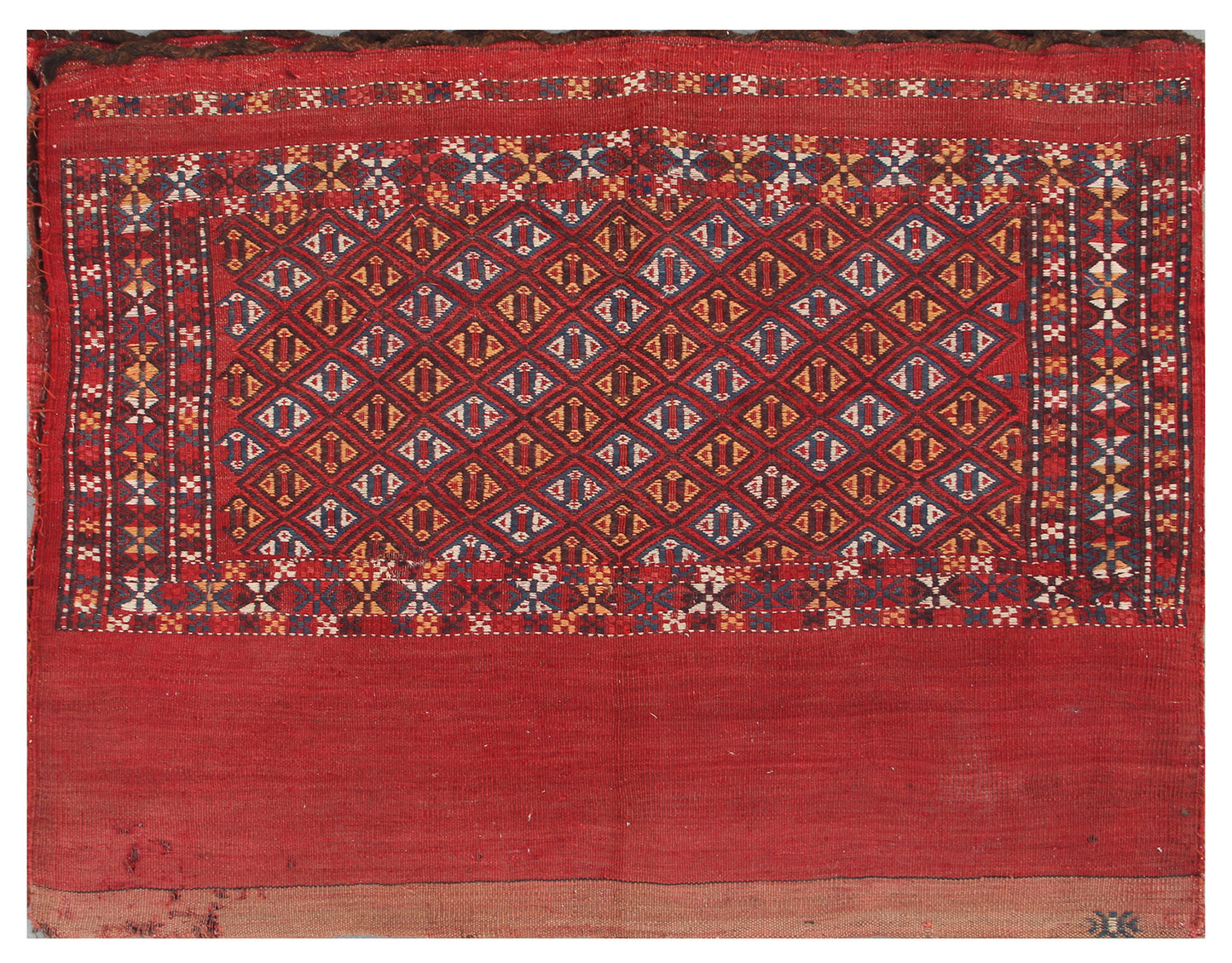 3'x4' Vintage Tribal Storage Bag