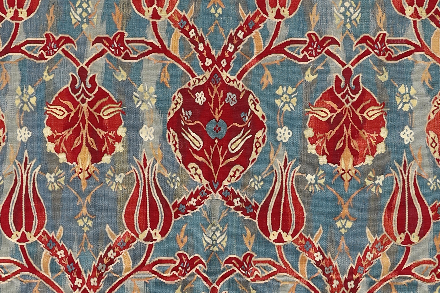 6x9 Ottoman Design Aubusson Flatweave Ottoman Design Hand Woven Ariana Kilim