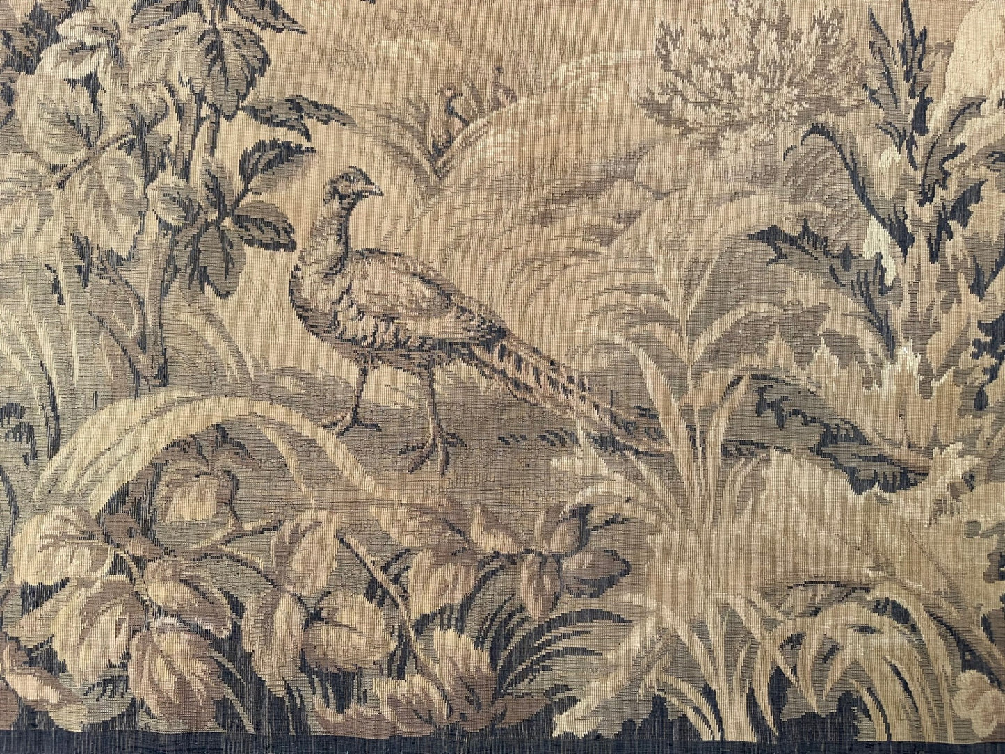 6'x16' Antique French Machine Made Wall Hanging Tapestry