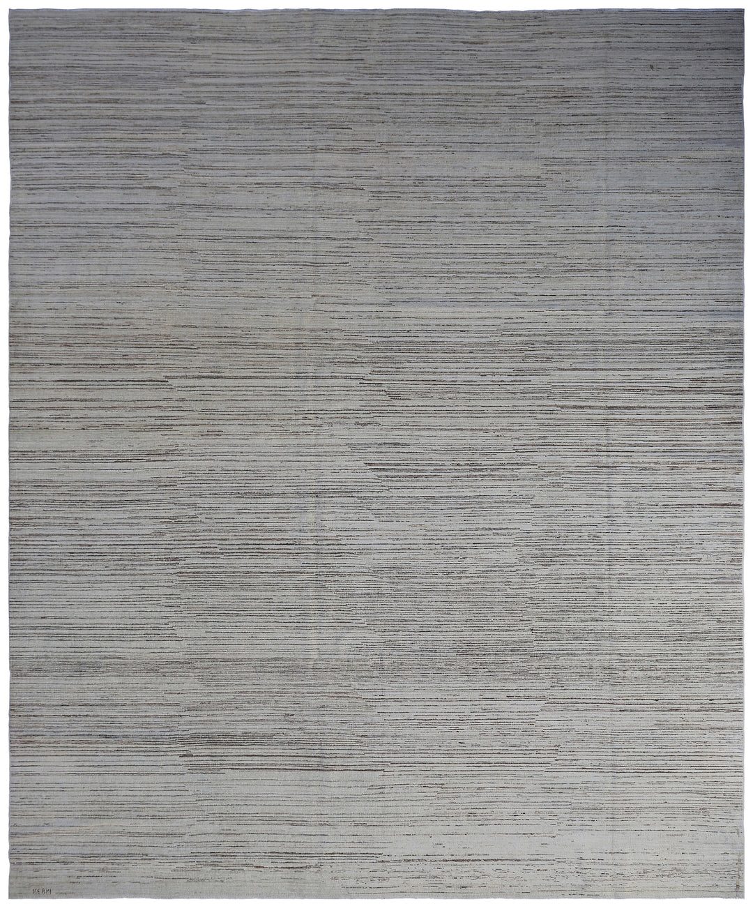 8'x10' Afghan Hand-Knotted Rug | Linear Rug | Organic Wool Rug