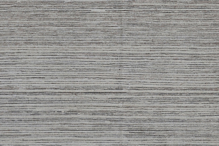 8'x10' Hand-Knotted Afghan Modern Stria Rug | Organic Wool | Modern Rug