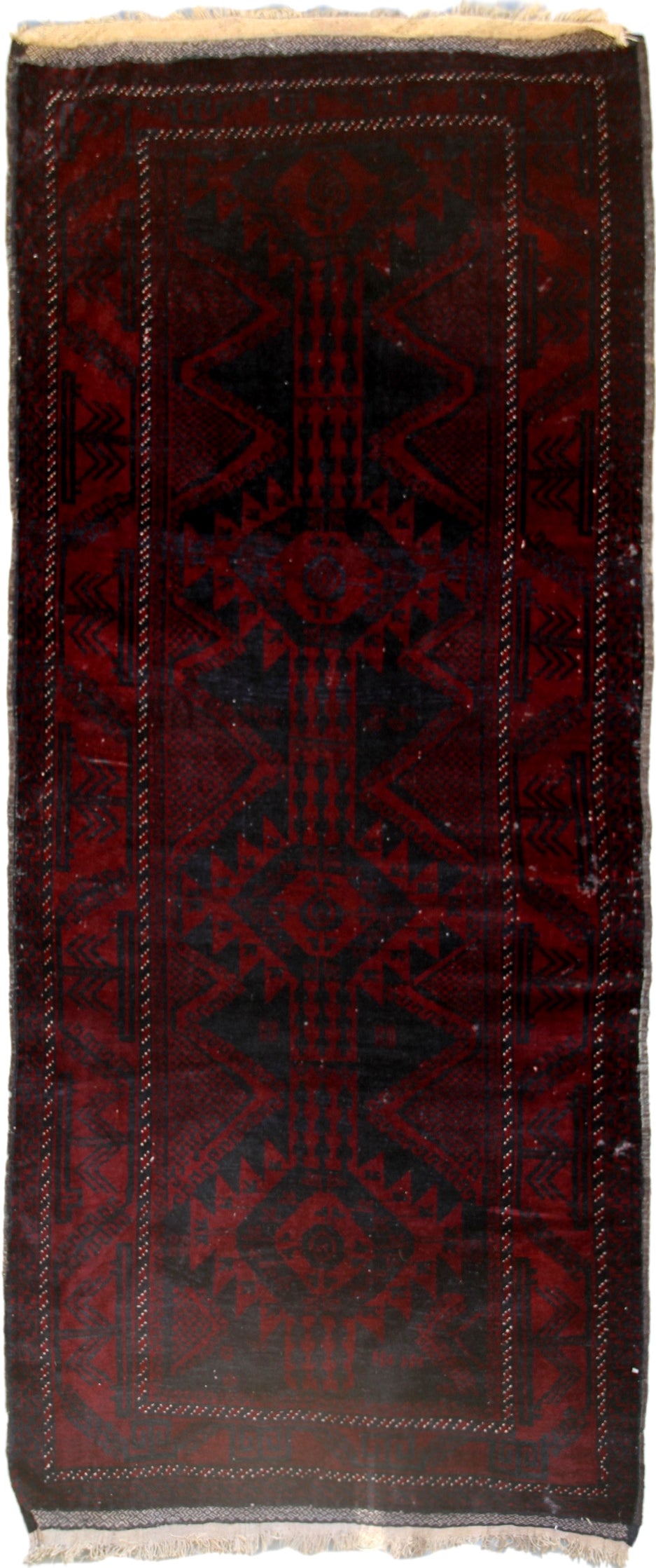 4x8 Vintage Afghan Baluch Rug