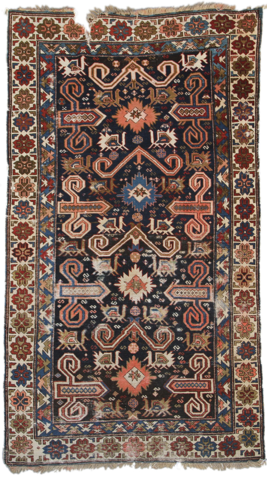 3x6 Antique Perpadil Caucasian Rug