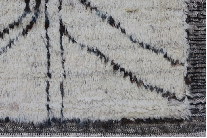 9'x11' Ariana Moroccan Style|Cream Brown |Barchi Area Rug