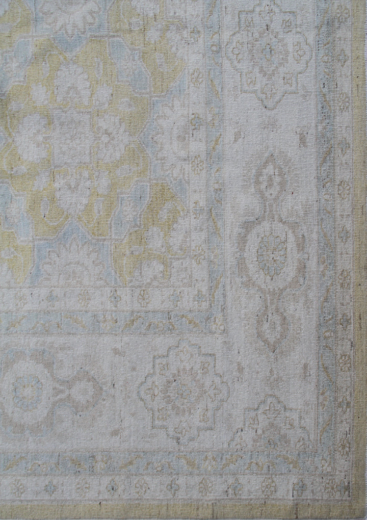 9'x11' Wool Area Rug | Ariana Transitional |Golden Persian Rug