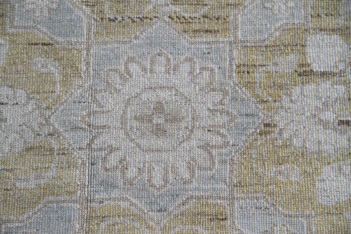 9'x11' Wool Area Rug | Ariana Transitional |Golden Persian Rug