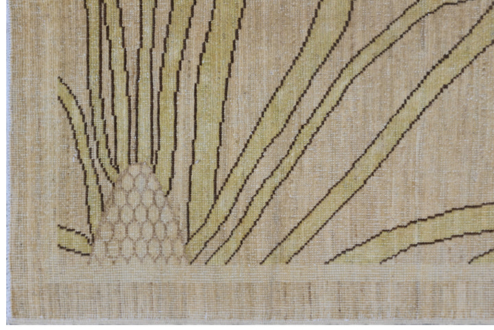 9'x11' Wool Area Rug |Father Star Fish | Ariana Modern Rug