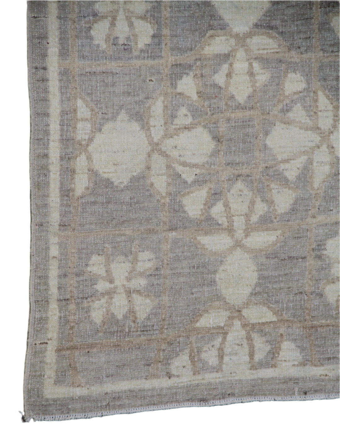 9'x12' Afghan Hand-Knotted Modern Rug | Geometric | Organic Wool Rug
