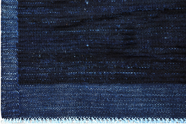 9'x12' Moroccan Style| Navy Blue | Hand-knotted Barchi Rug