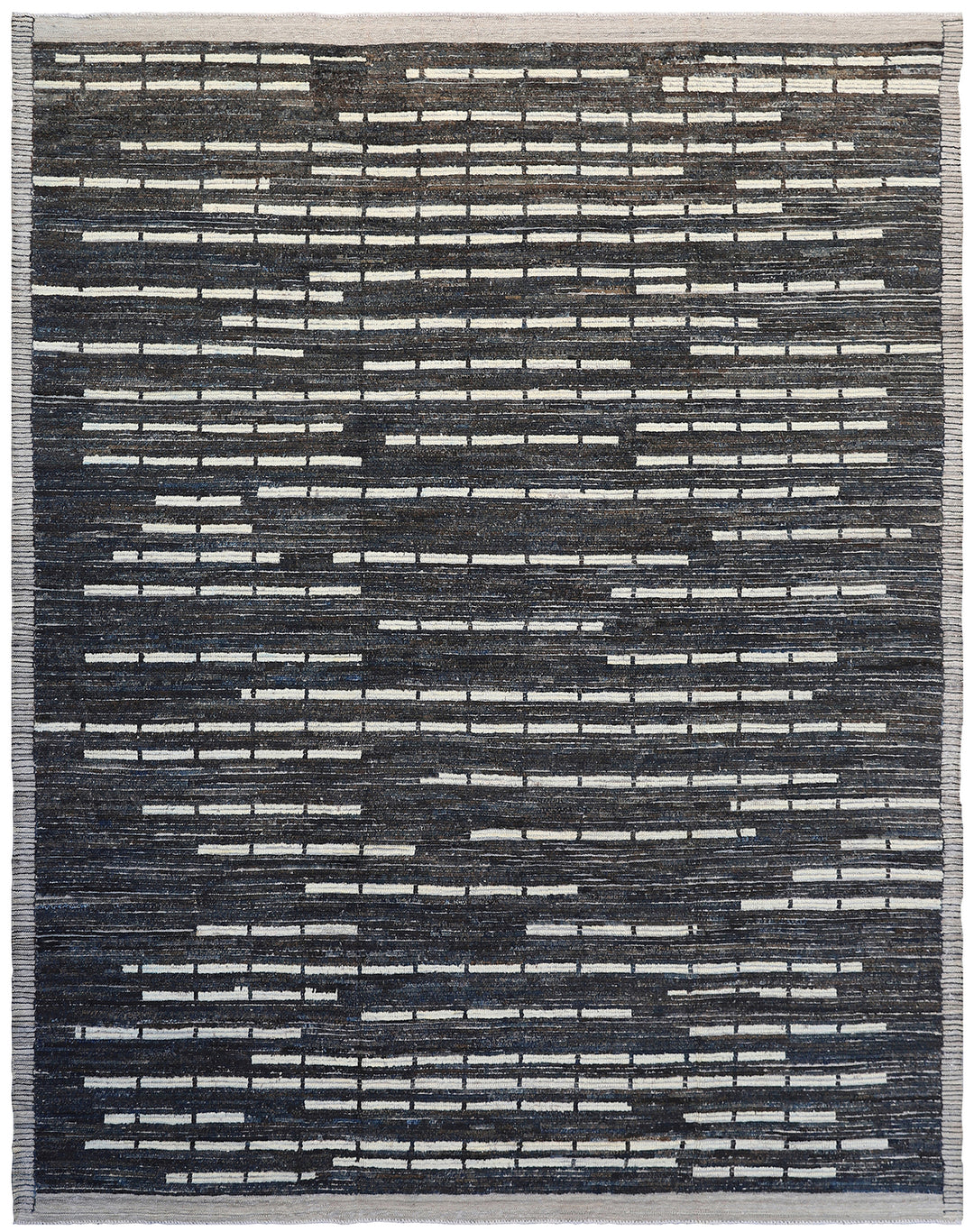 9'x12' Moroccan Style| Geometric | Navy Beige| Barchi Rug
