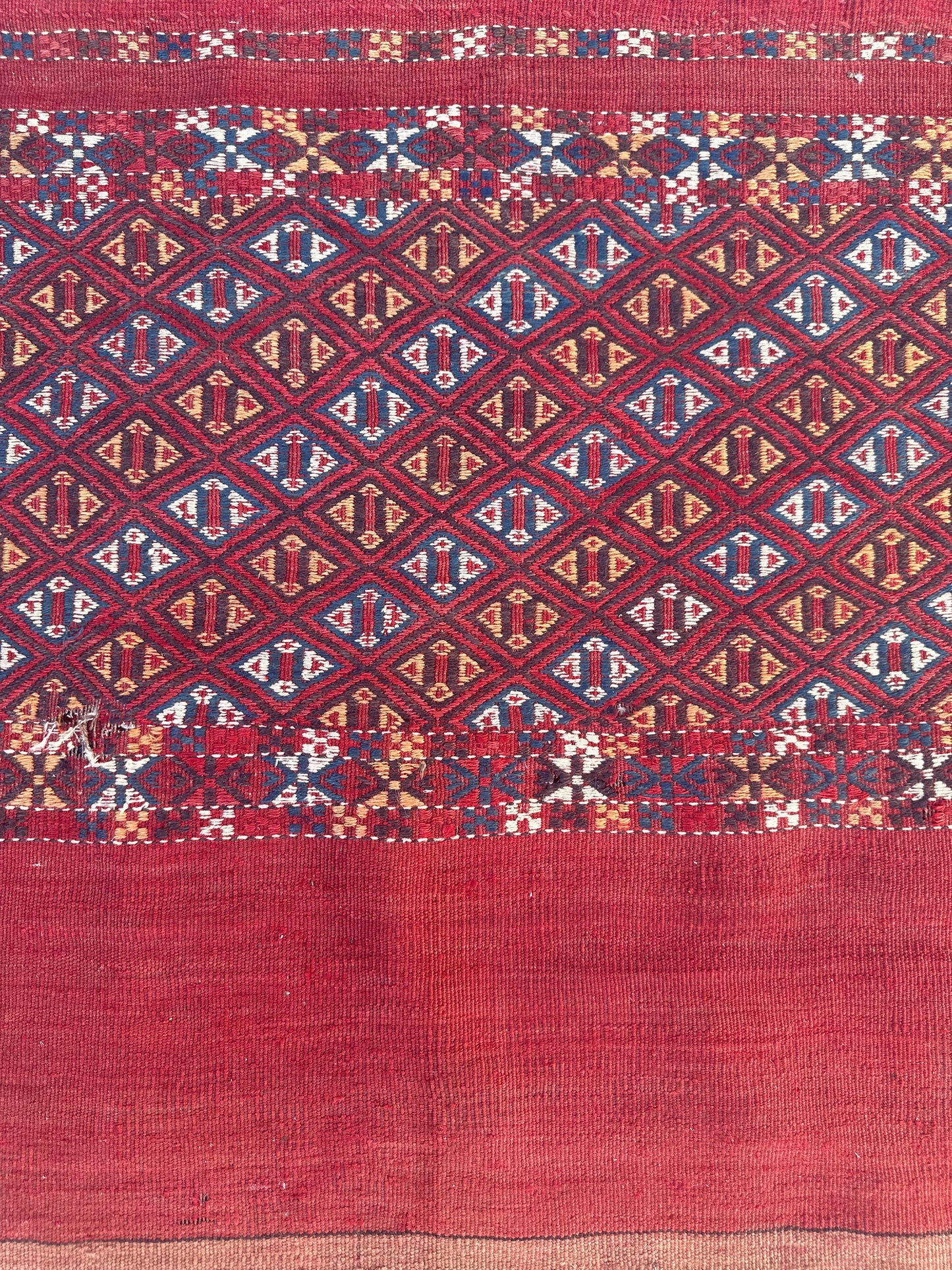 3'x4' Vintage Tribal Storage Bag