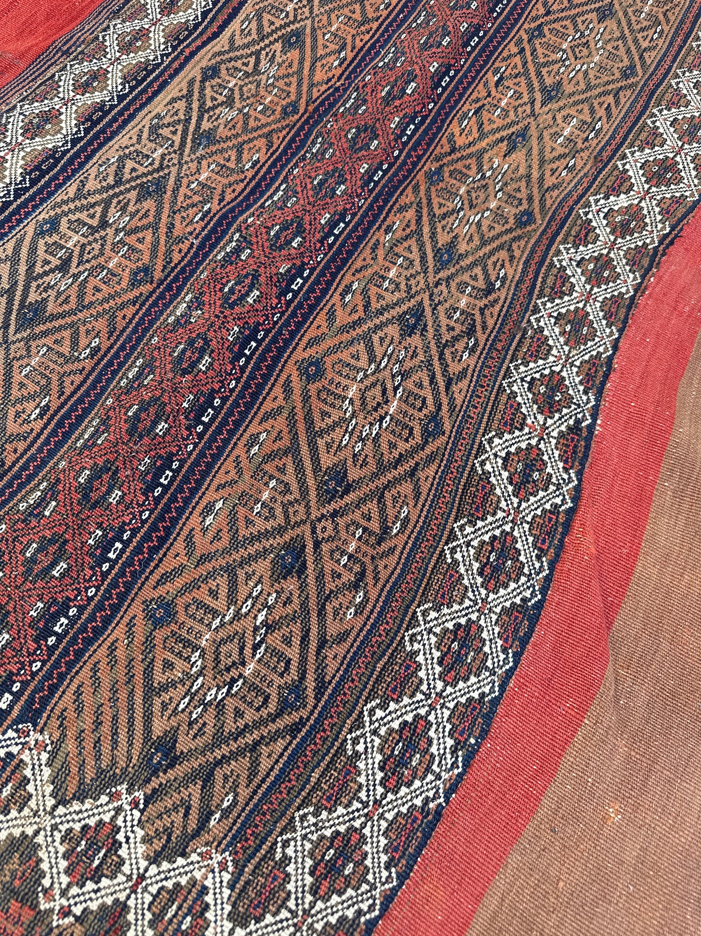 4.07 x 3.06 Vintage Tribal Bag Face