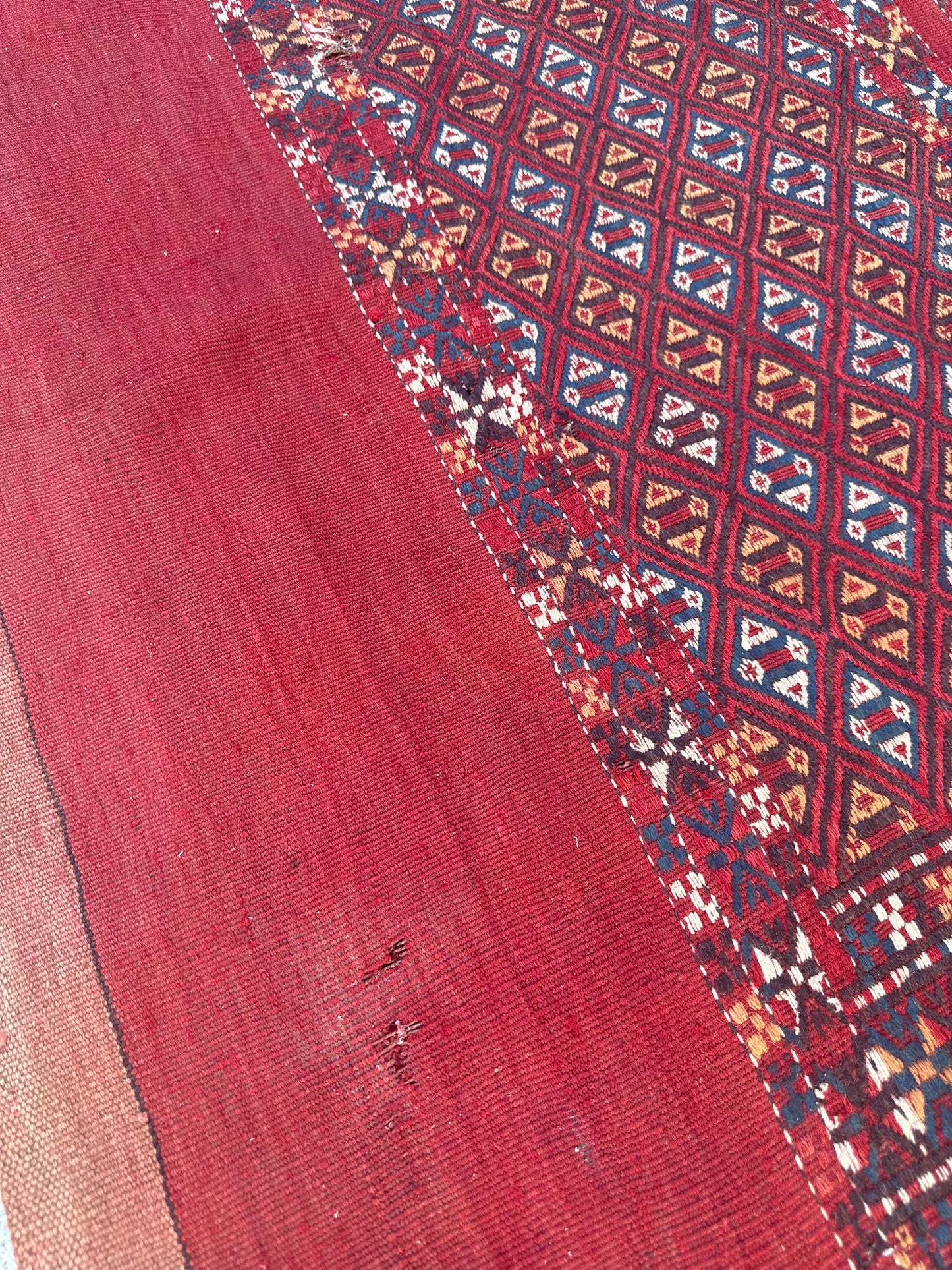 3'x4' Vintage Tribal Storage Bag