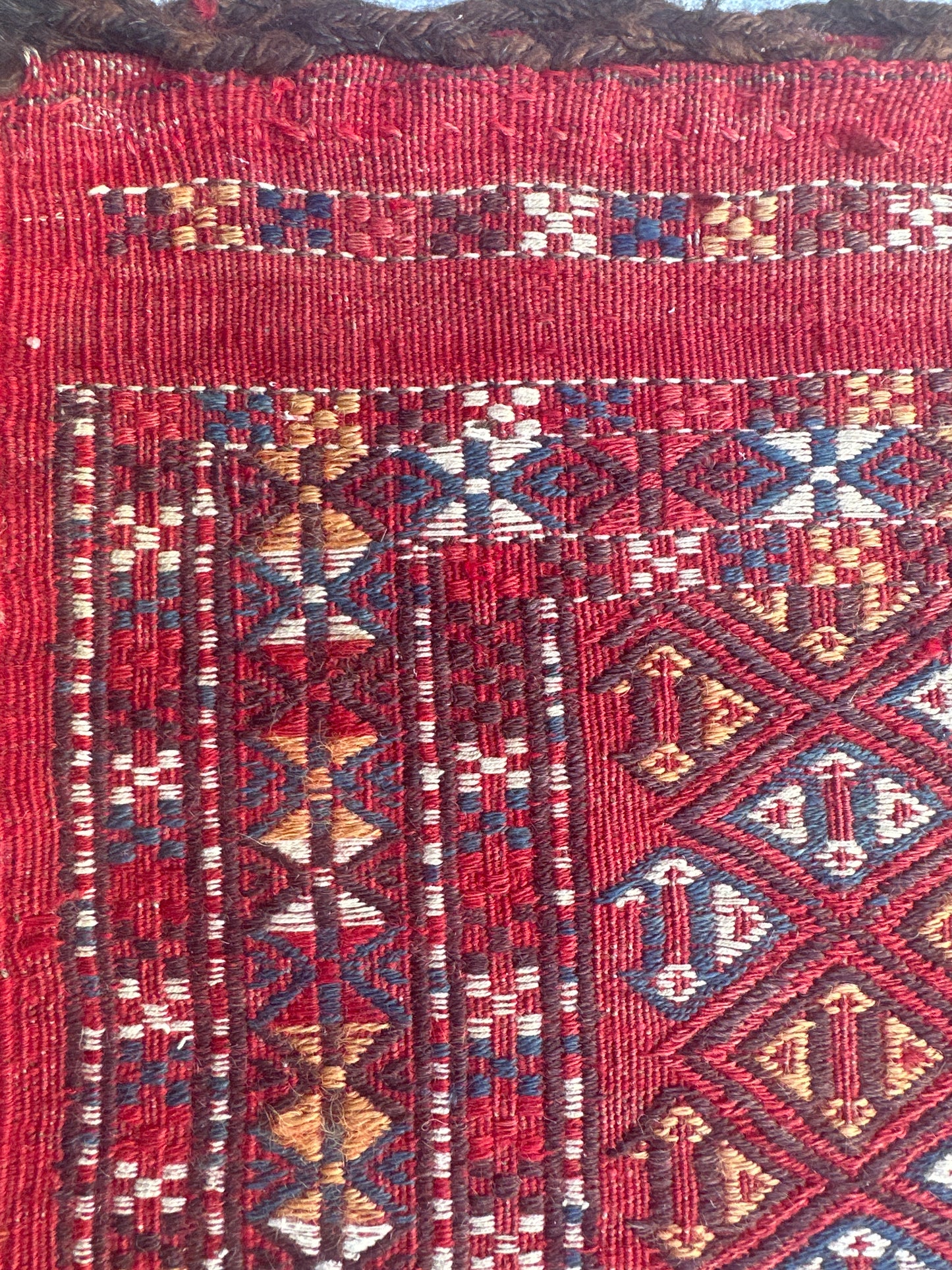 3'x4' Vintage Tribal Storage Bag