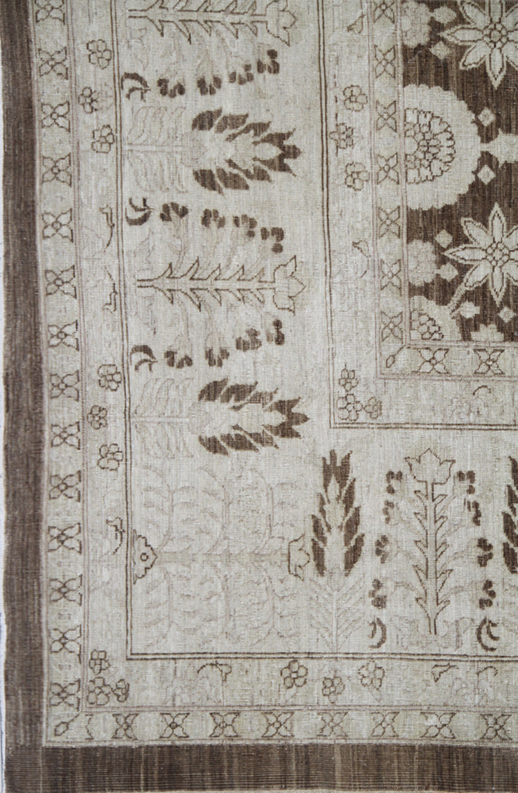 15x16 Large Square Tabriz Design Ariana Traditional Rug