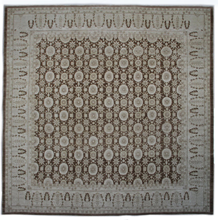 15x16 Large Square Tabriz Design Ariana Traditional Rug