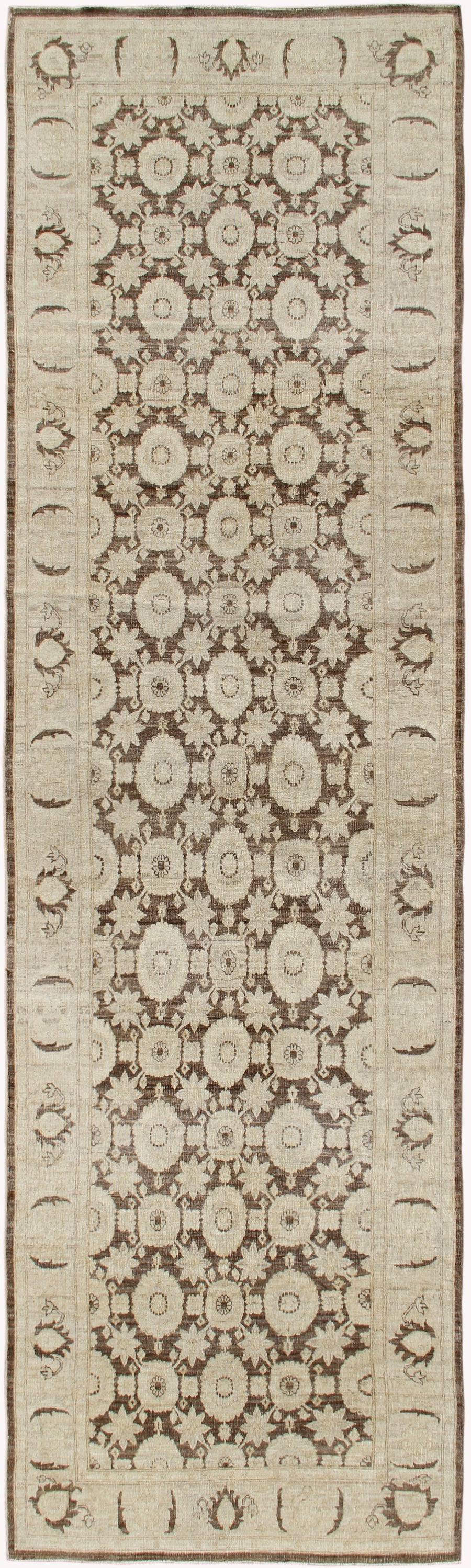 4x14 Brown Beige Ariana Traditional Wide And Long Runner