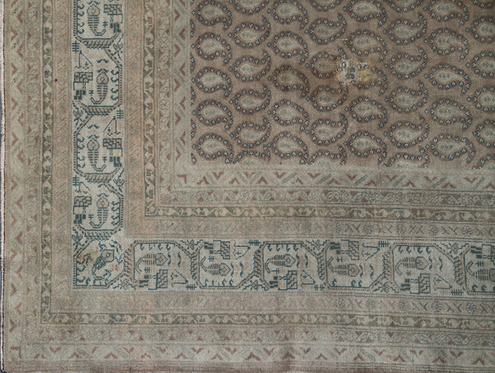 Antique Persian Rug | Washed-out Paisly Design Area Rug