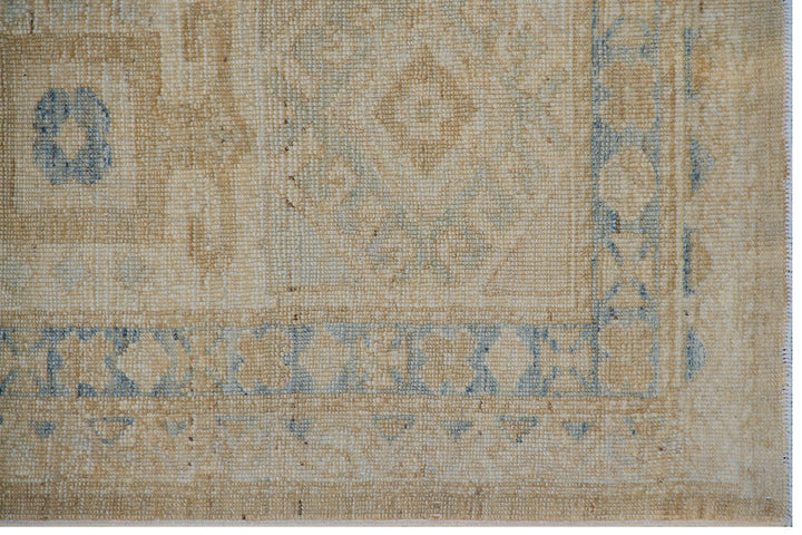 Transitional Geometric Rug | Ariana Hazara Rug