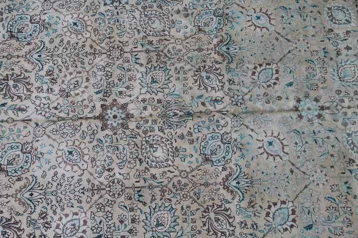 Vintage Persian Tabriz Rug | Wool Area Rug