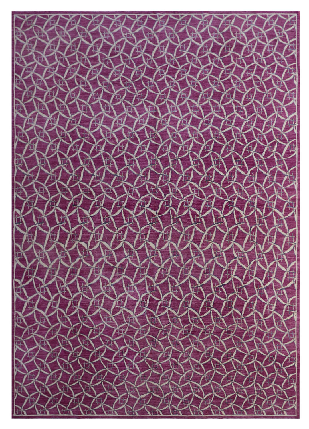 10'x14' Magenta Wool Rug | Ariana | Modern Rug