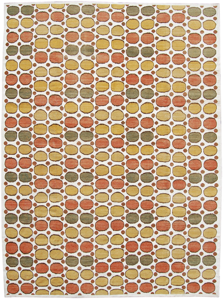 10'x14' Modern Area Rug | Ikat Design | Ariana Modern Rug