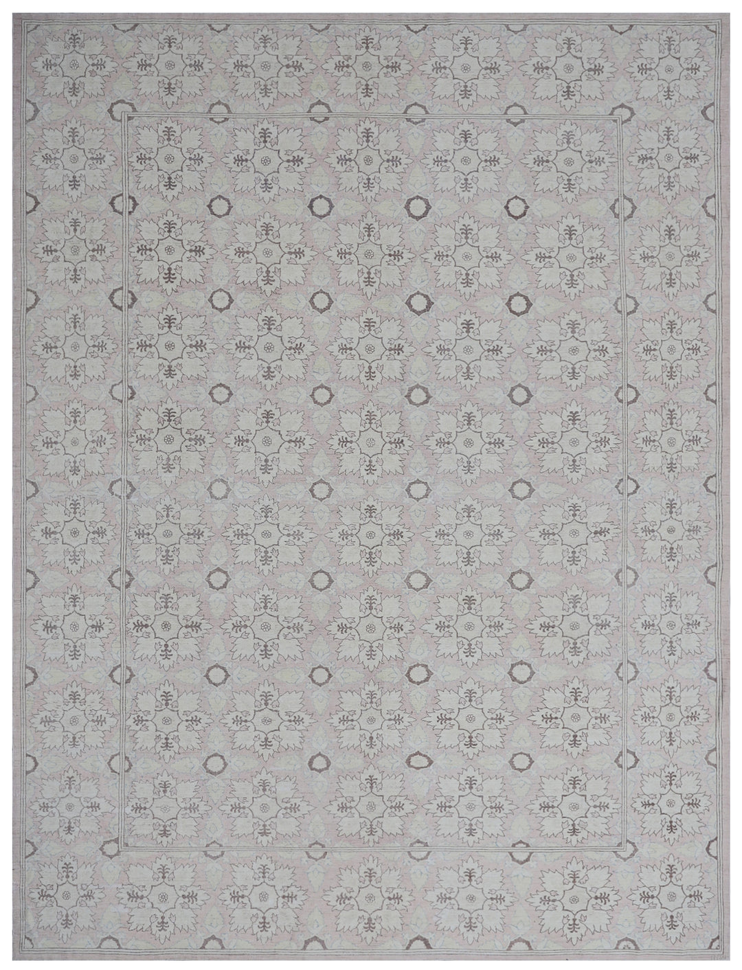 10'x14' Soft Pink Area Rug | Ariana Transitional | Floral Rug