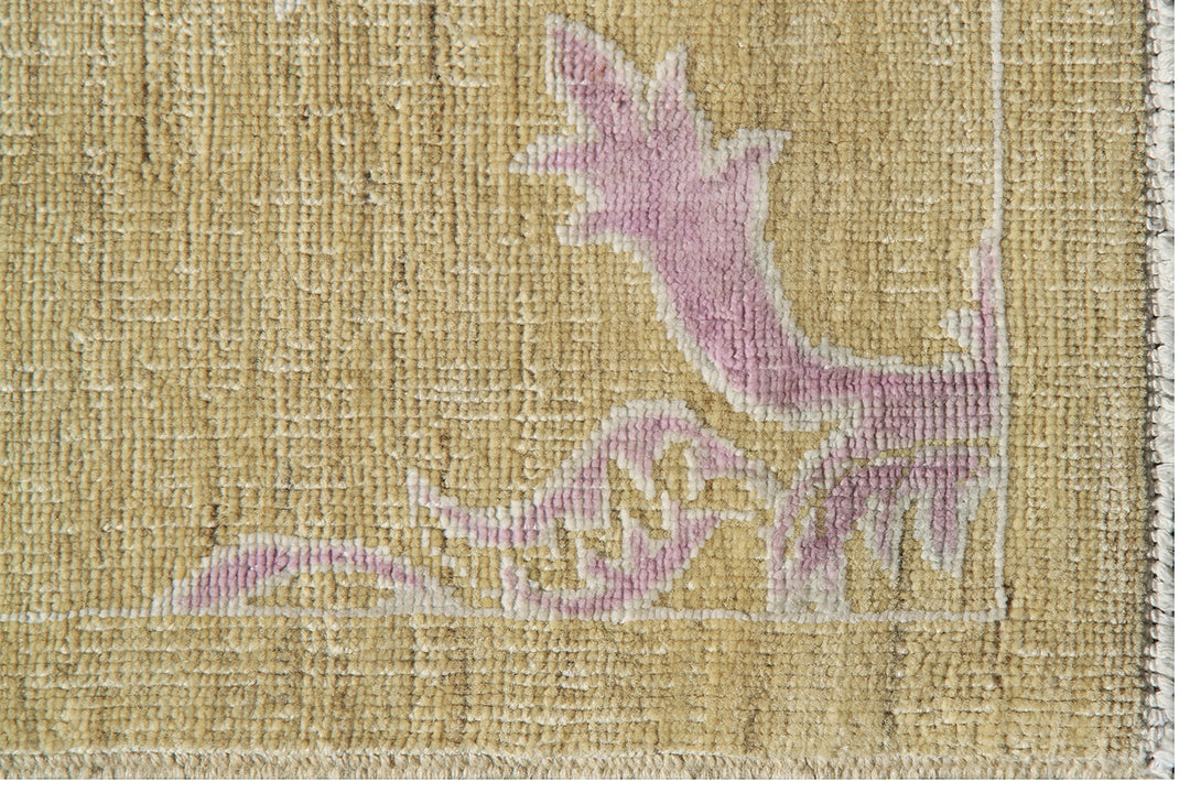 10'x14' Wool and Art Silk Ariana Transitional Floral Rug