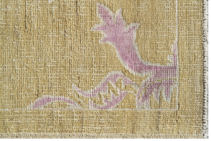 10'x14' Wool and Art Silk Ariana Transitional Floral Rug