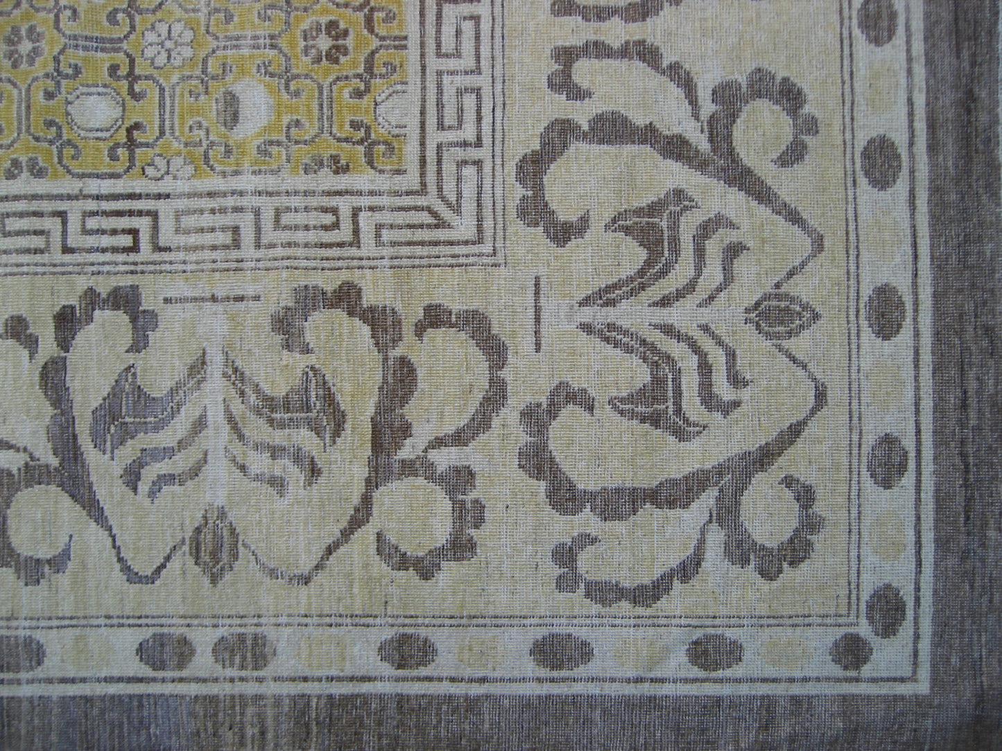 12x14 Large Yellow Khotan Design Ariana Samarkand Rug