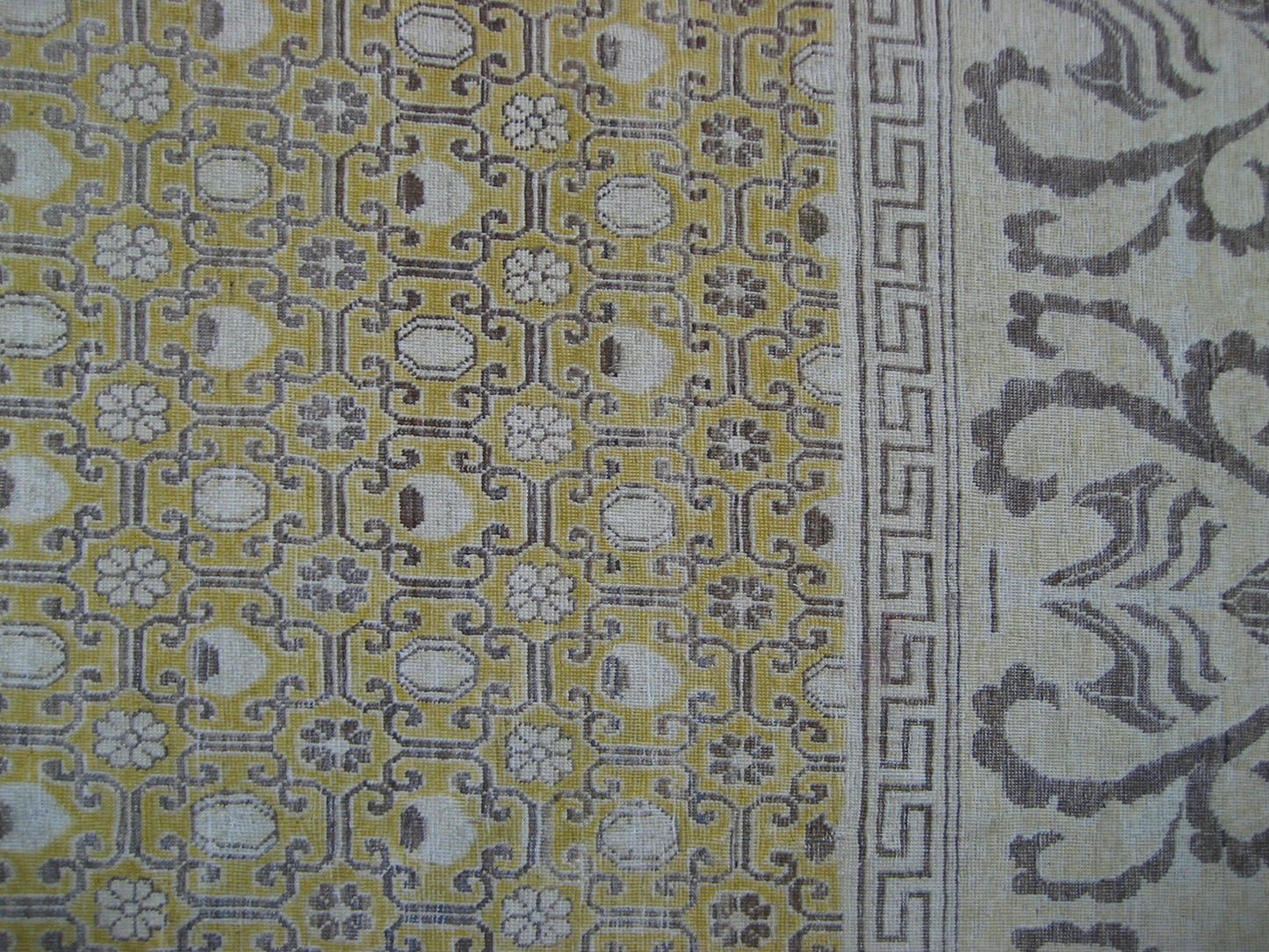 12x14 Large Yellow Khotan Design Ariana Samarkand Rug