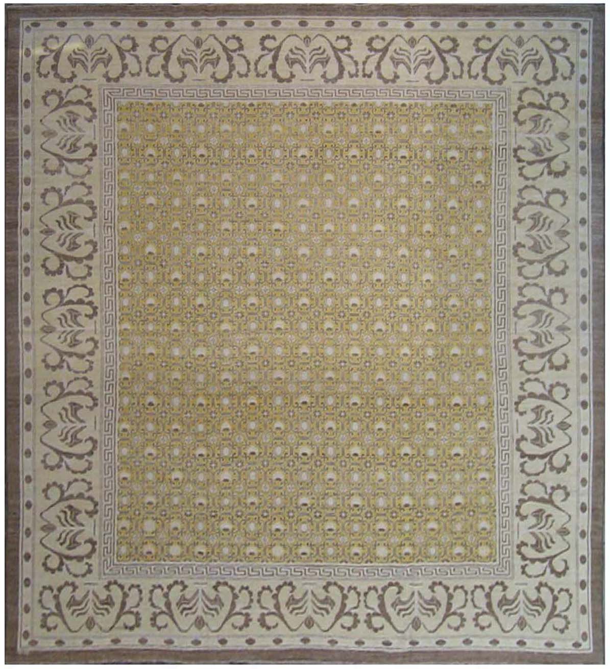 12x14 Large Yellow Khotan Design Ariana Samarkand Rug